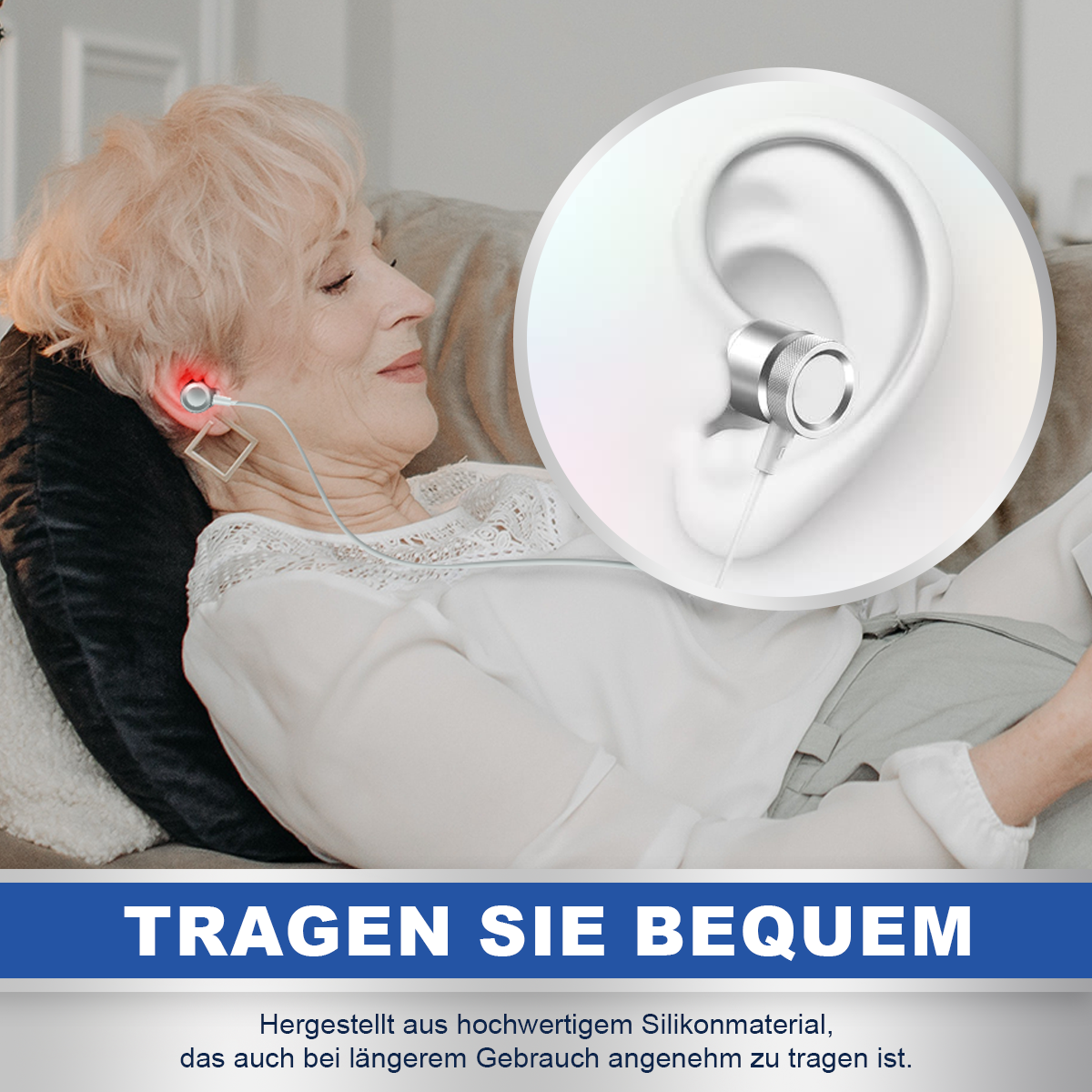 🌟LUHAKA™ Infrapeace - Rotlichttherapie-Ohrstöpsel🌟