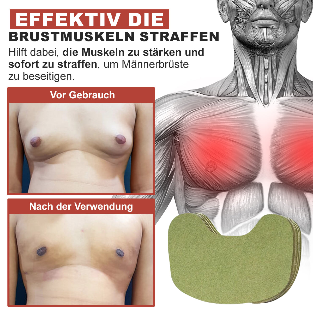 Luhaka™ Gynäkomastie Cellulite-Schmelzpflaster